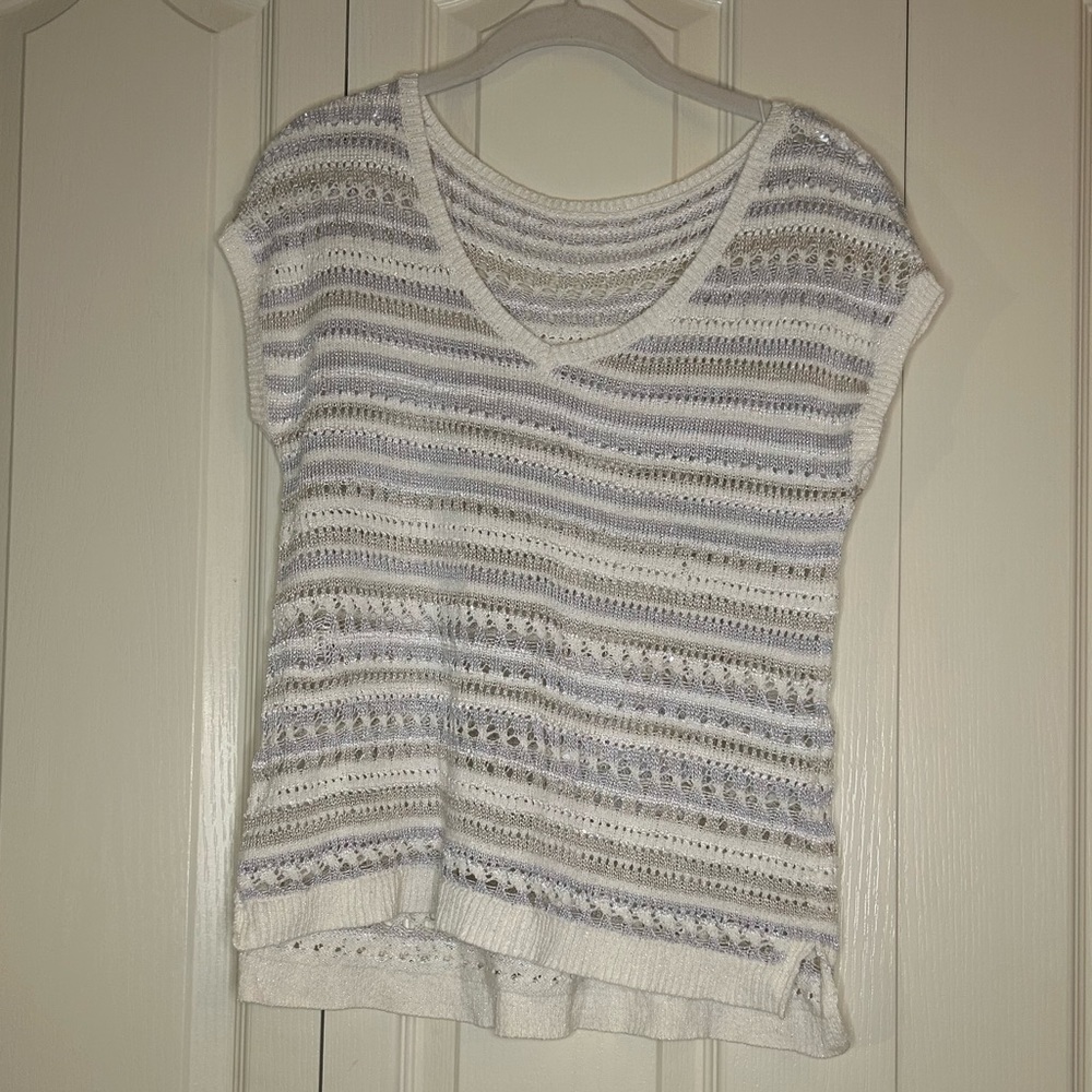 Women’s Cap Sleeve Layering Sweater | Size M